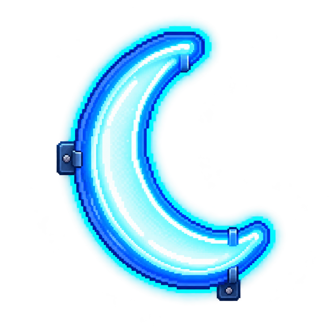 neon moon transparent